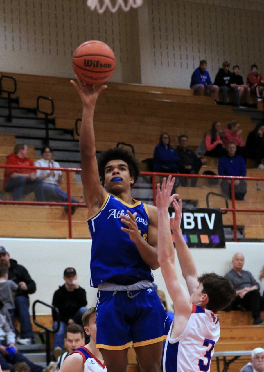 Ethan McLemore was all over the state sheet for Crawfordsville against the Stars. The junior ended with 11 points, seven rebounds, four steals and two blocks.