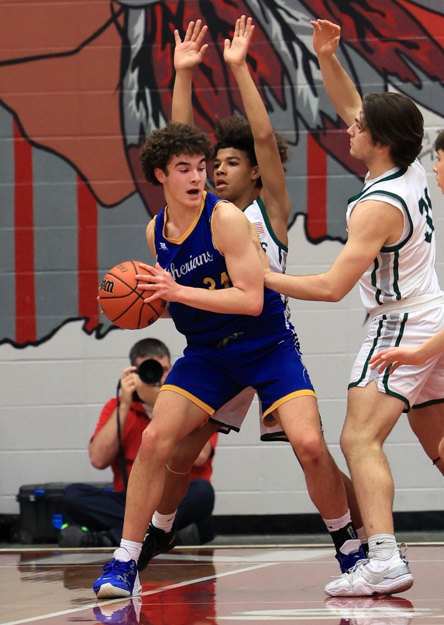 Sophomore big man Alec Saidian led the way for Crawfordsville in their sectional opening 57-40 win over Monrovia. He lead all scorers with 17 points and grabbed eight rebounds.