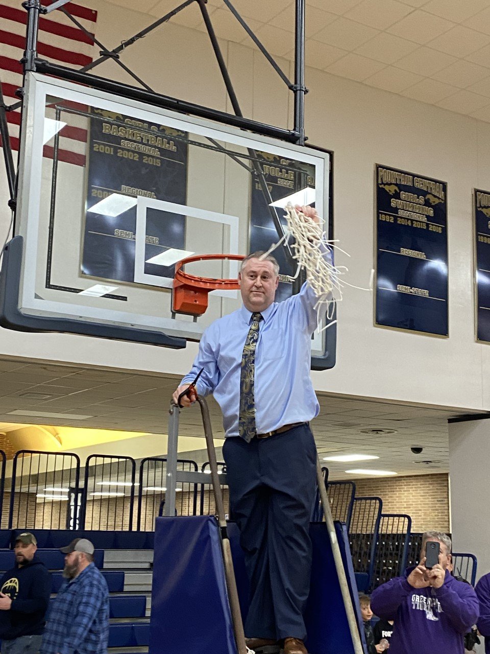 In just two seasons, Fountain Central boys basketball coach Greg Dean had led the Mustangs to a sectional championship. Dean has an overall record of 36-17 in his 1st two seasons with the Mustangs.