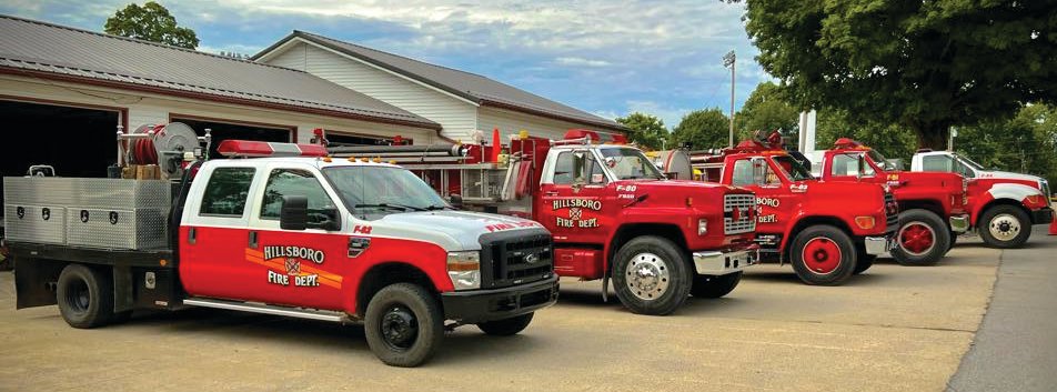 The town of Hillsboro received a federal grant to support the town in planning for the construction of a new fire station.