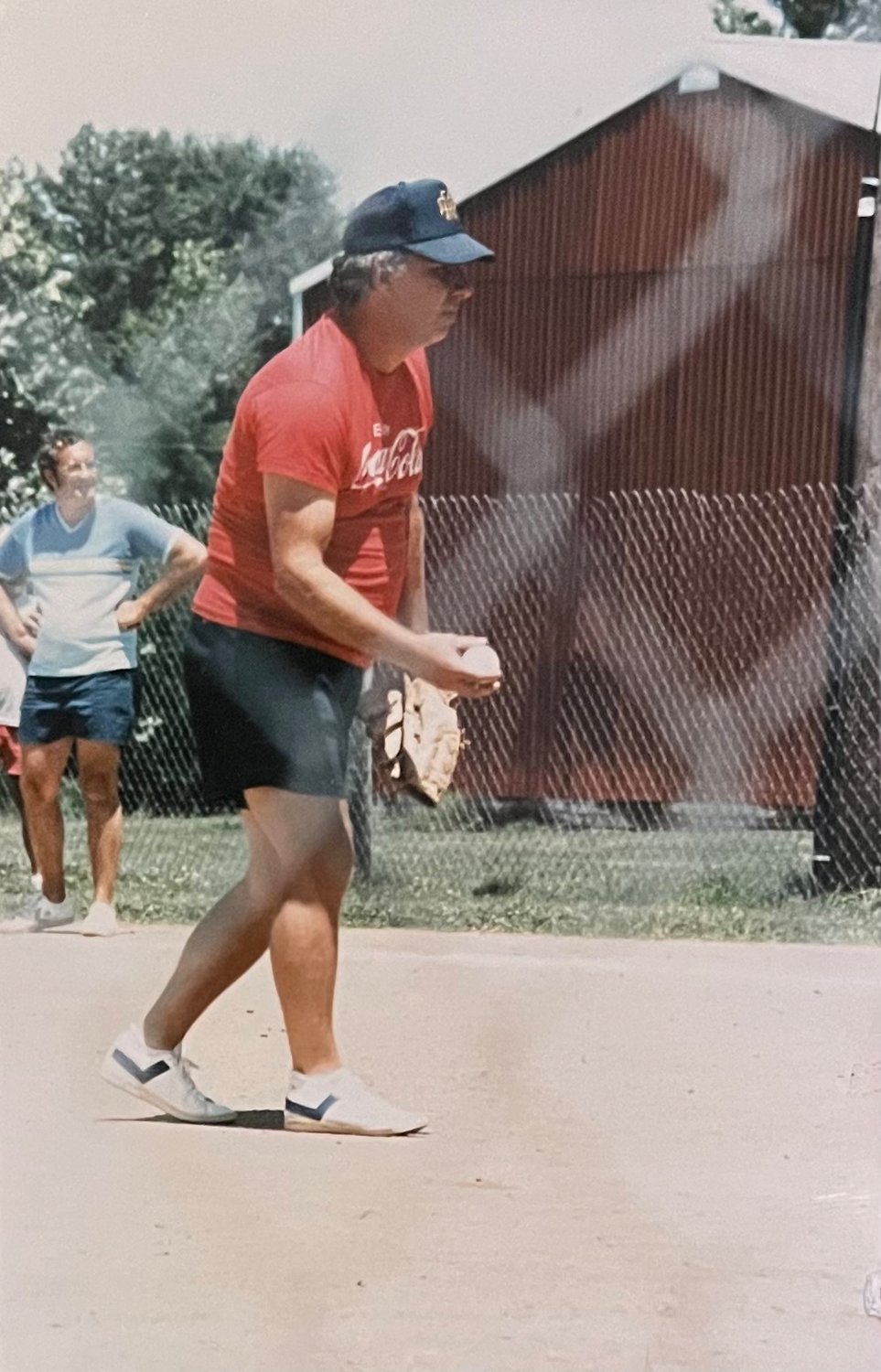 Bill played slow pitch softball back in the day for Booth Machinery.