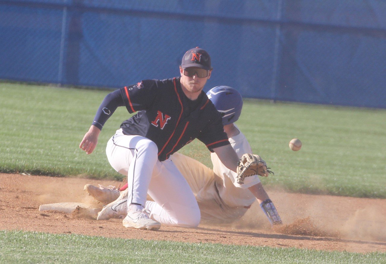 Senior Brookes Walters fields a throw at second base for the Chargers during their 5-3 extra inning win over Western Boone on Wednesday.