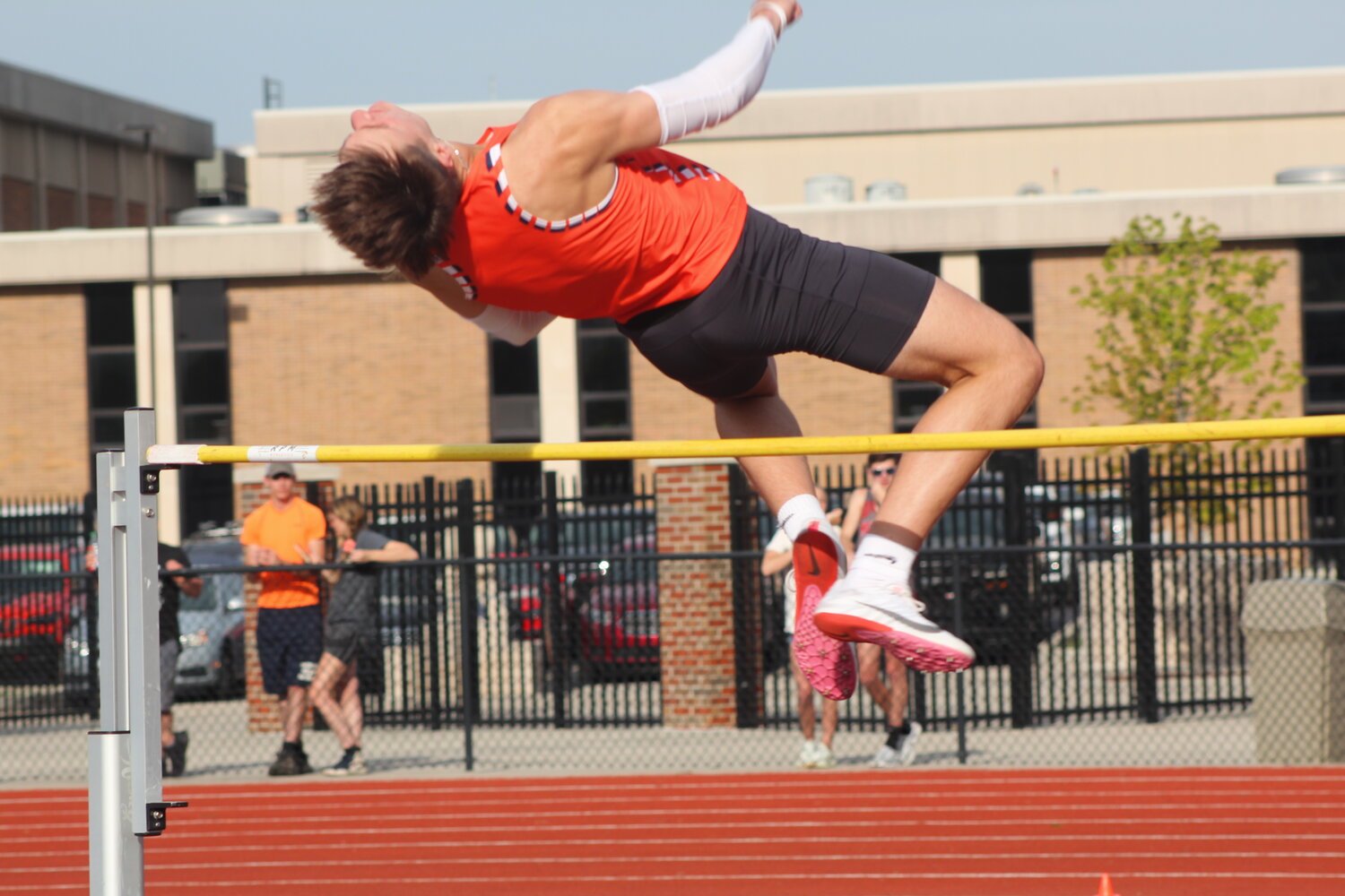 Junior Kelby Harwood qualified for the Regional last season in the high jump for the Chargers.