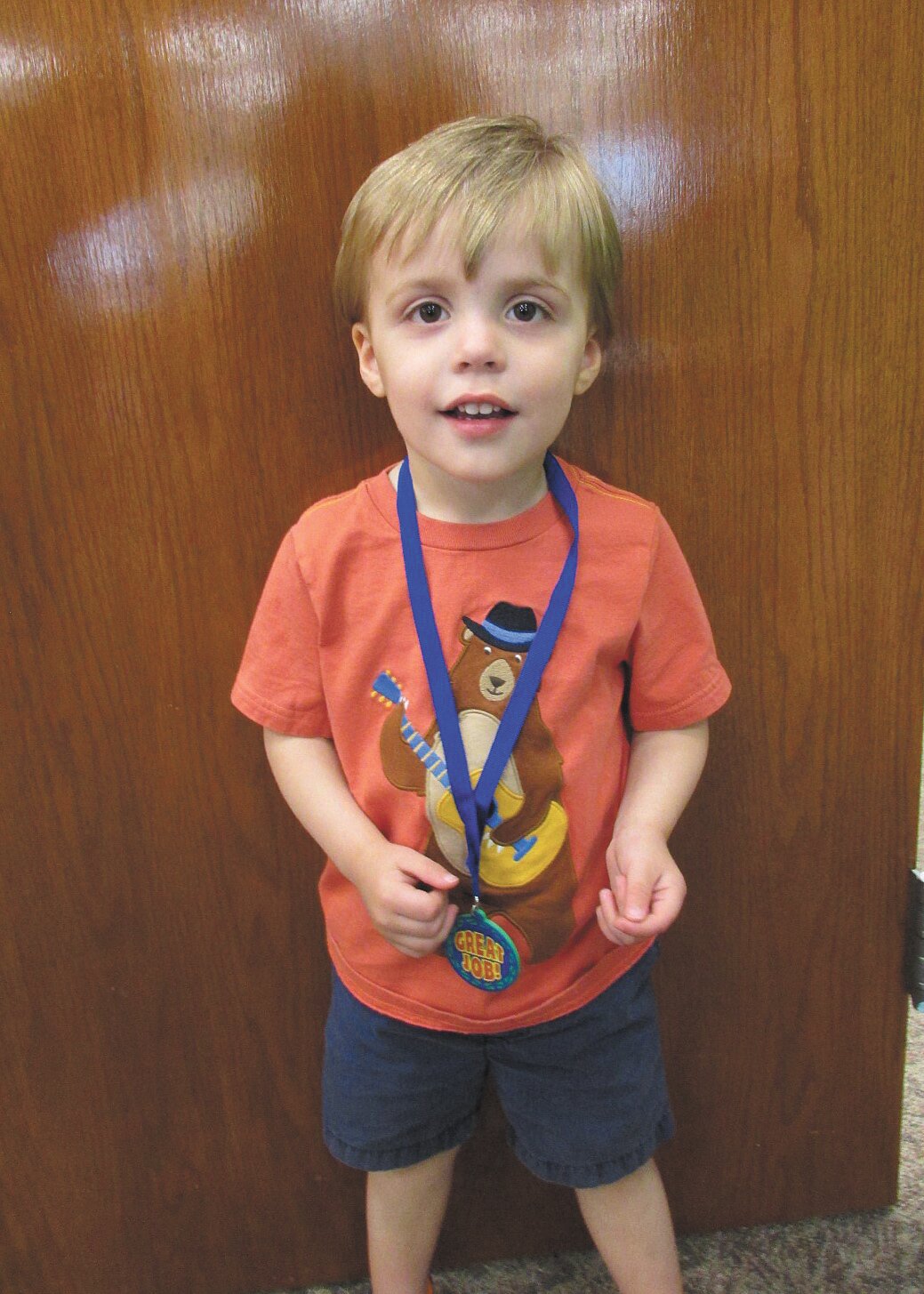 Matthew Fossnock, age 2, has completed the 1,000 Books Before Kindergarten program at the Crawfordsville District Public Library. He is the son of Mary and Josh Fossnock. Matthew's favorite book is "Hand, Hand, Fingers, Thumb" by Al Perkins. Mom said, " The reading program and story times are a big part of the reason Matthew loves to read! He always enjoys going to the library for toddler story time."