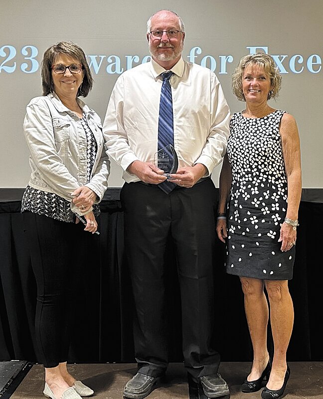 Pictured, from left, are Lisa Allen, Brad Acton and Renee McGrady.