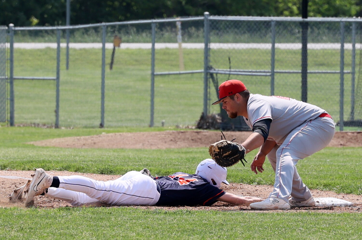Mason Hall at first base had two Southmont hits in the  loss.