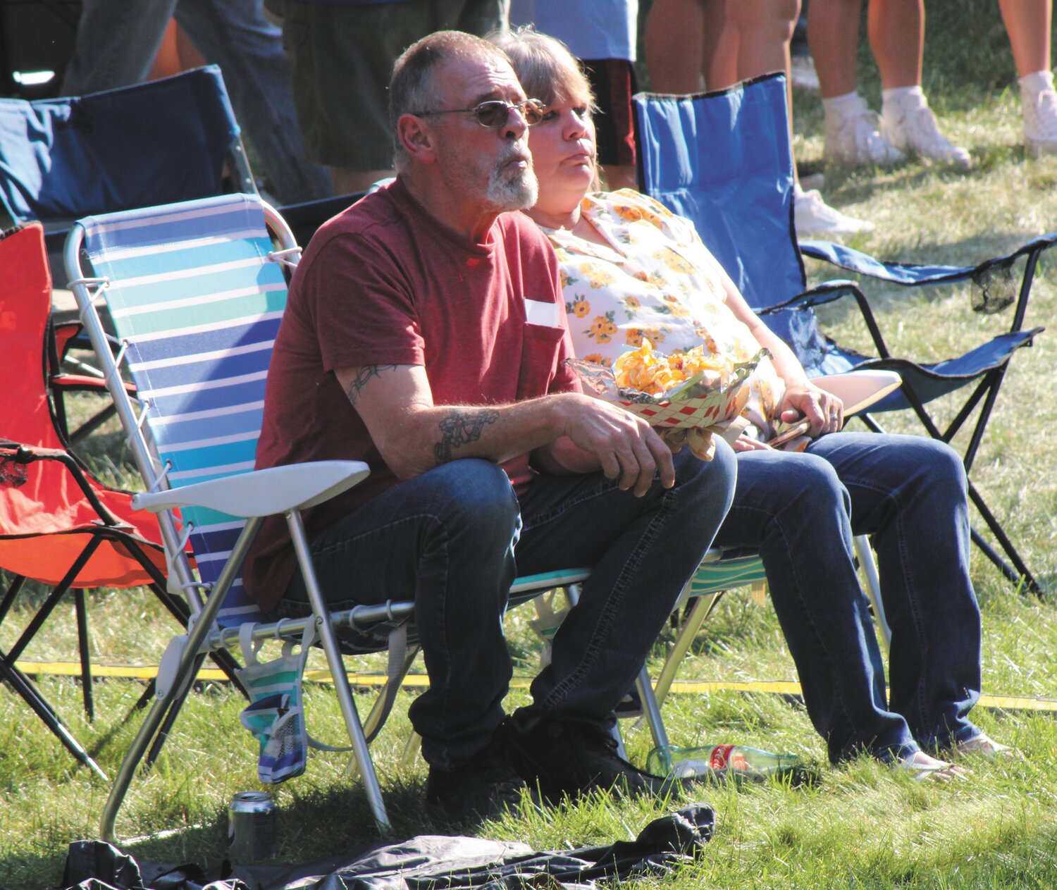 Festival food and entertainment draw big crowds Friday.