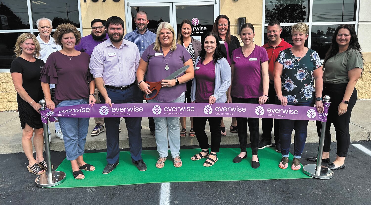 The Crawfordsville/Montgomery County Chamber of Commerce celebrated Everwise Credit Union’s rebranding and new name from Teacher Credit Union.