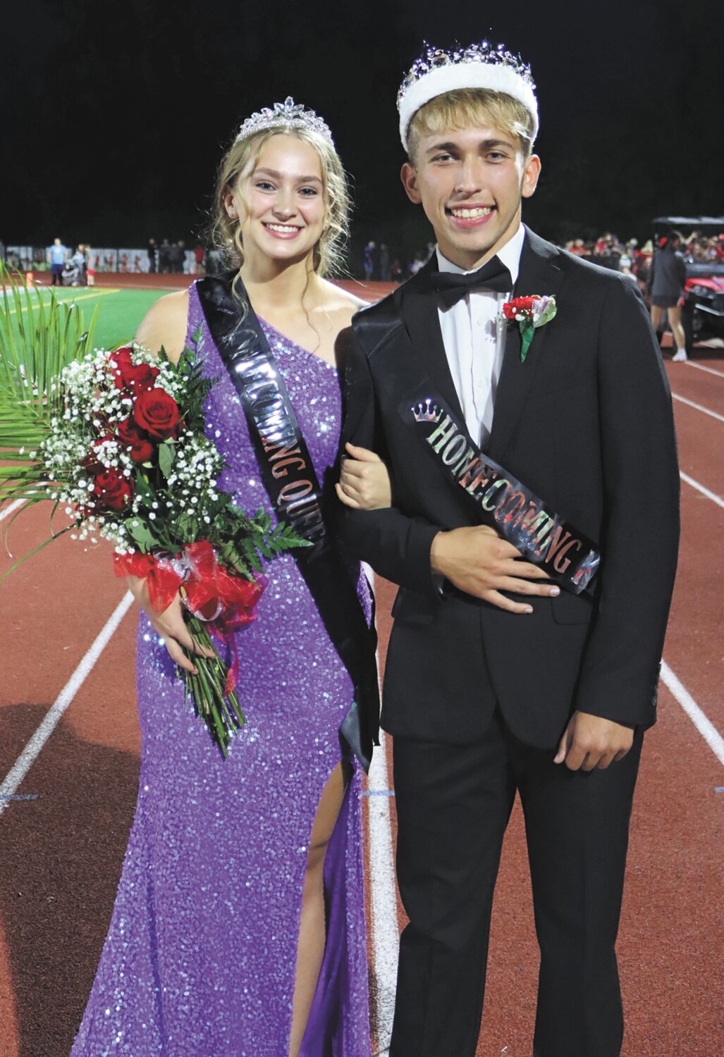 Cheyenne Shaw and Logan Link were crowned the Fall Homecoming Queen and King at Southmont High School on Friday...