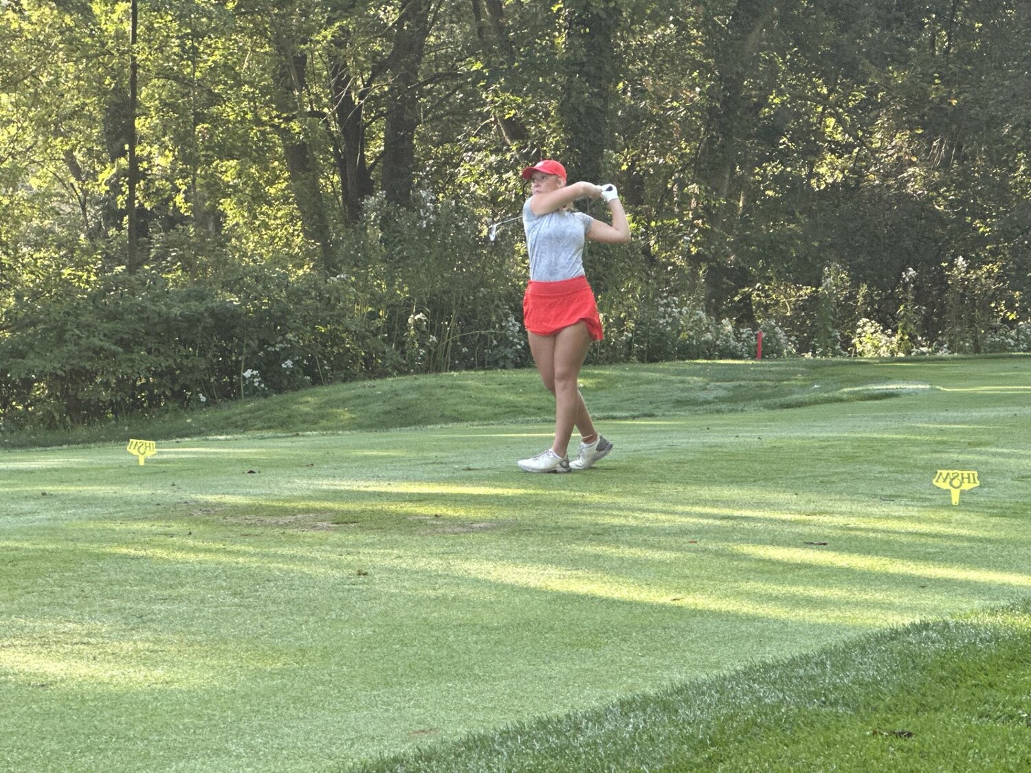 Southmont's Addison Meadows placed 33rd overall despite shooting better in her junior season at the IHSAA Girls Golf State Finals on Friday and Saturday.