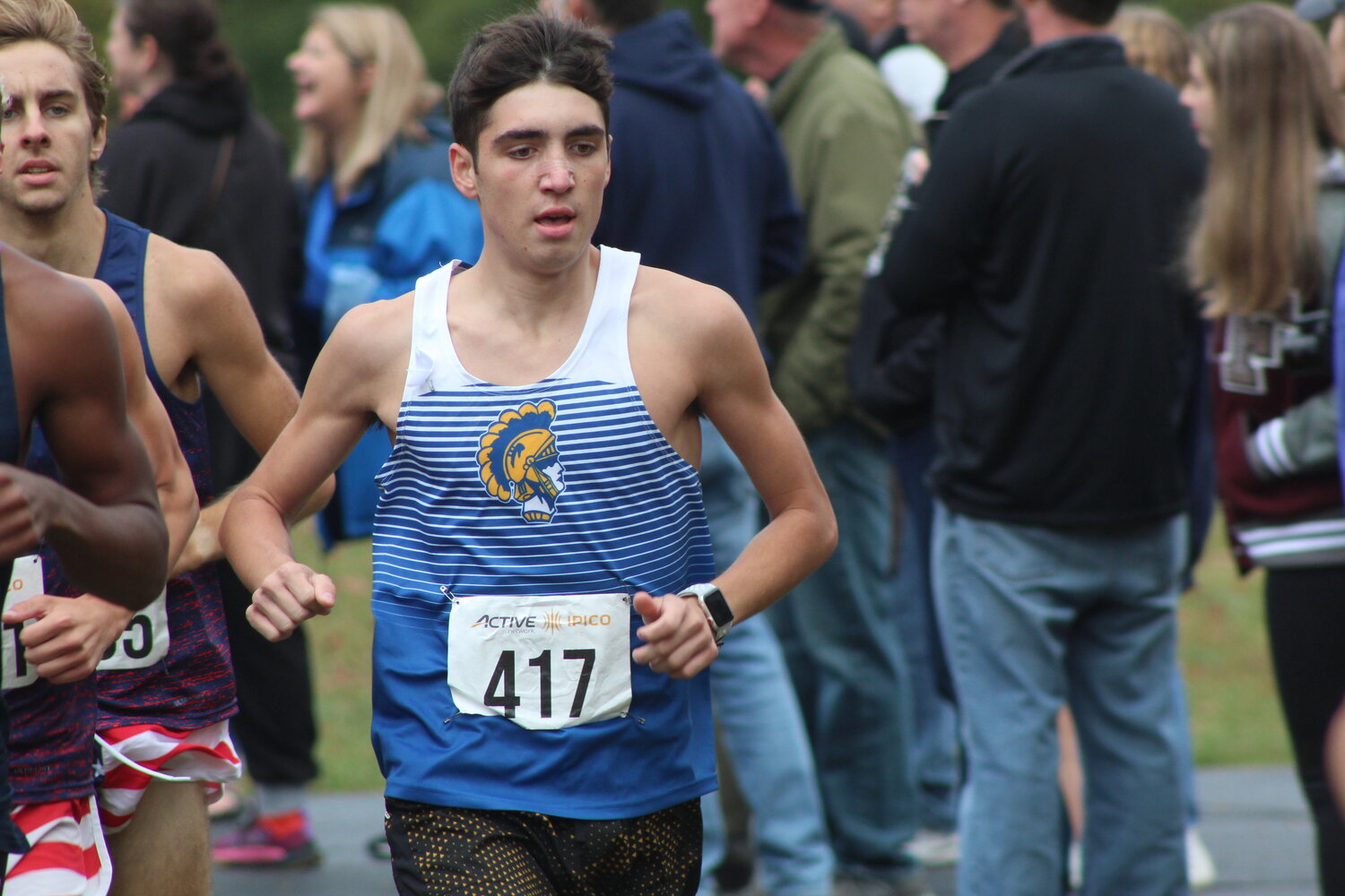 Crawfordsville's Ryan Miller capped off his XC career by leading the Athenians to a county and conference title along with a Regional appearance.
