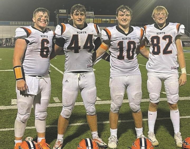From L-R: Ross Dyson, Noah Hopkins, Austin Sulc, and Jarrod Kirsch are helping lead the Chargers in their final seasons with the team.
