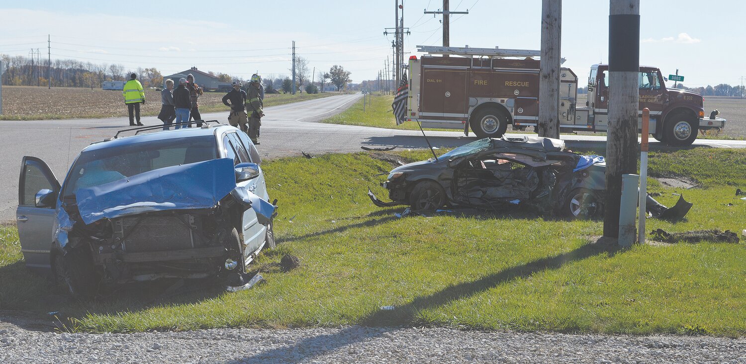 A two-vehicle crash Monday at C.R. 500S and C.R. 500E claimed the lives of three people.