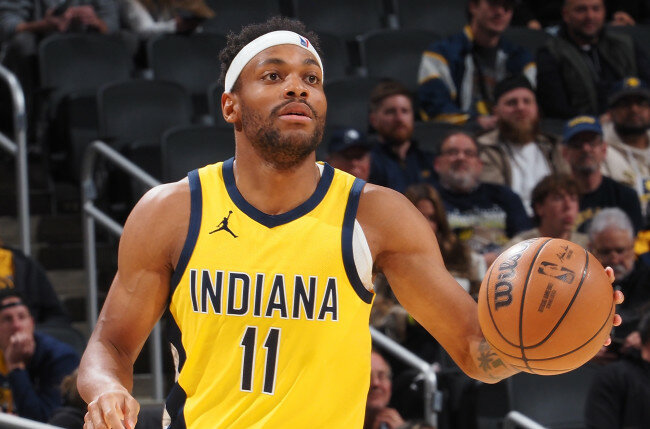 First-Year Pacer Bruce Brown is part of a Pacer offense that is one of the best in the NBA.