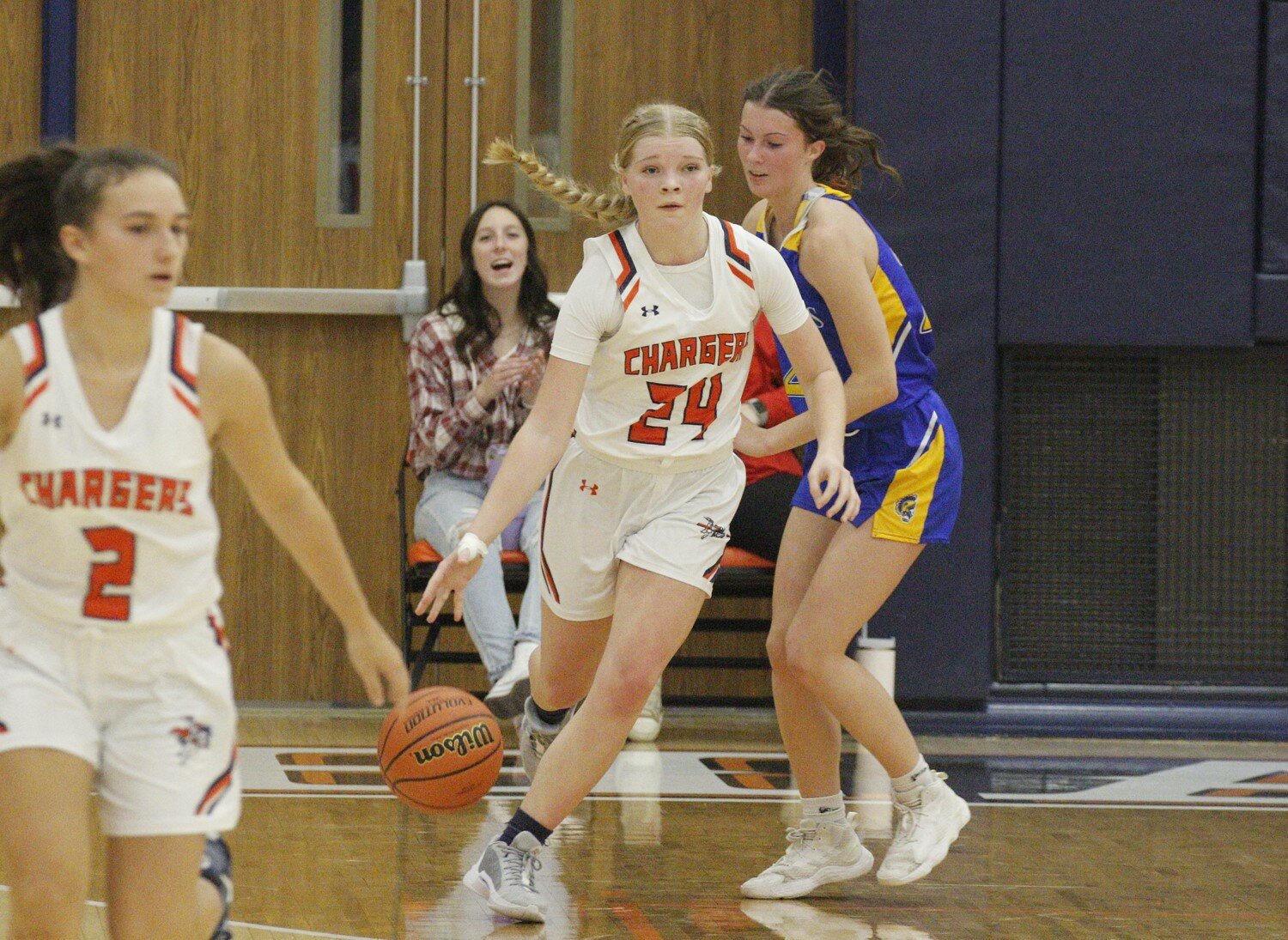 Freshman Caelyn Carpenter had been a key defender for the Chargers in her first varsity season.