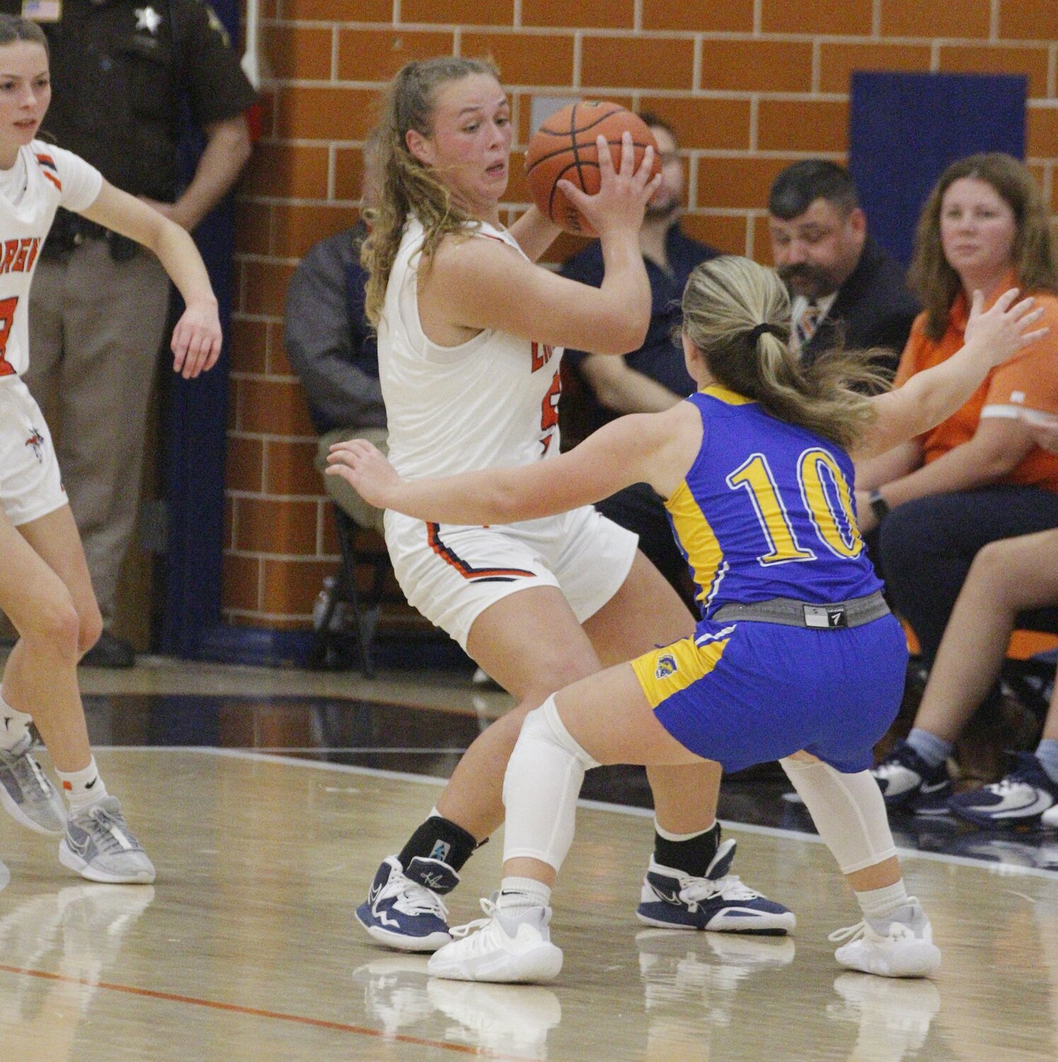 Junior Piper Ramey scored 14 points to lead the North Montgomery Chargers past county rival Crawfordsville 32-29 on Thursday night. North will now face another county rival in Southmont in the championship game of the 17th annual Girs Sugar Creek Classic