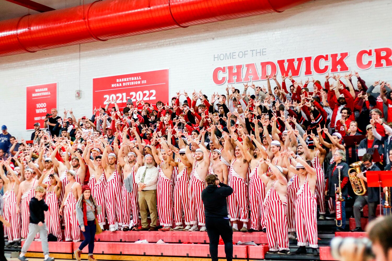 Coach Kyle Brumett asked for the Chadwick Crazies and they delivered.