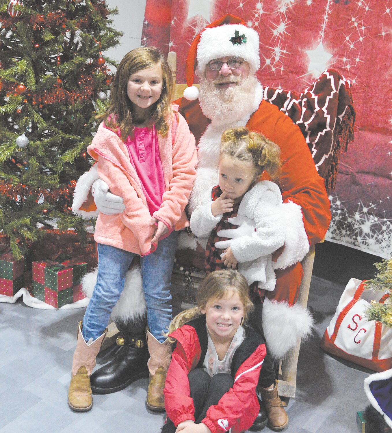 Santa made a stop Saturday at Southmont High School to enjoy breakfast with local children. In addition to breakfast and taking photos with the jolly, old elf, visitors could shop for holiday gifts from a variety of vendors.