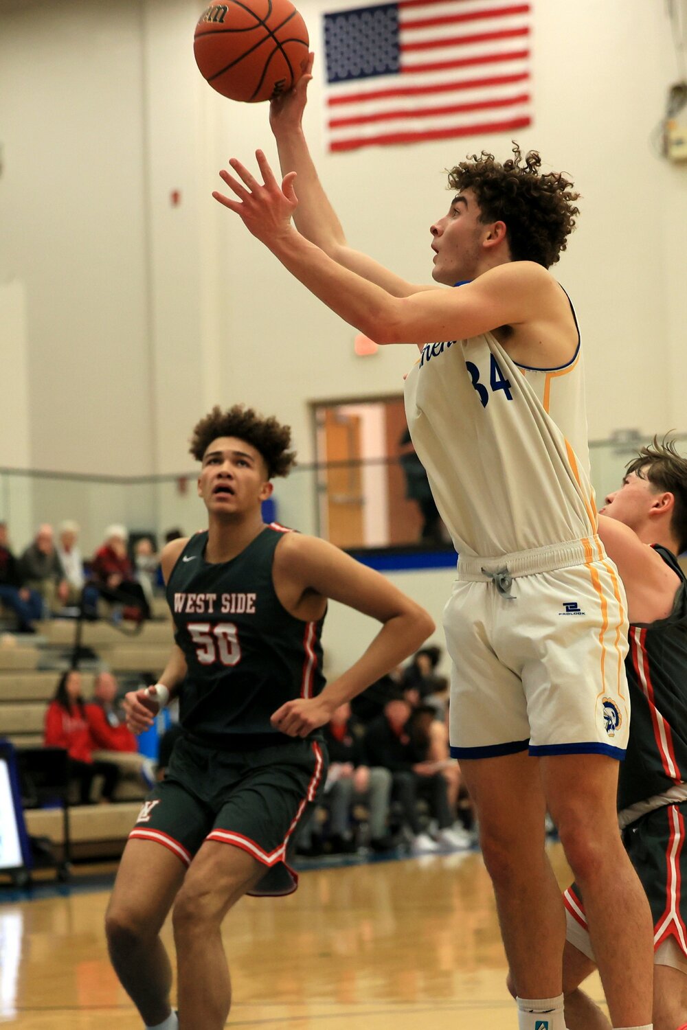 Junior Alec Saidian had his best game of the young season for CHS with a 25 point, 12 rebound effort in the Athenians narrow 64-62 loss to West Lafayette on Friday.