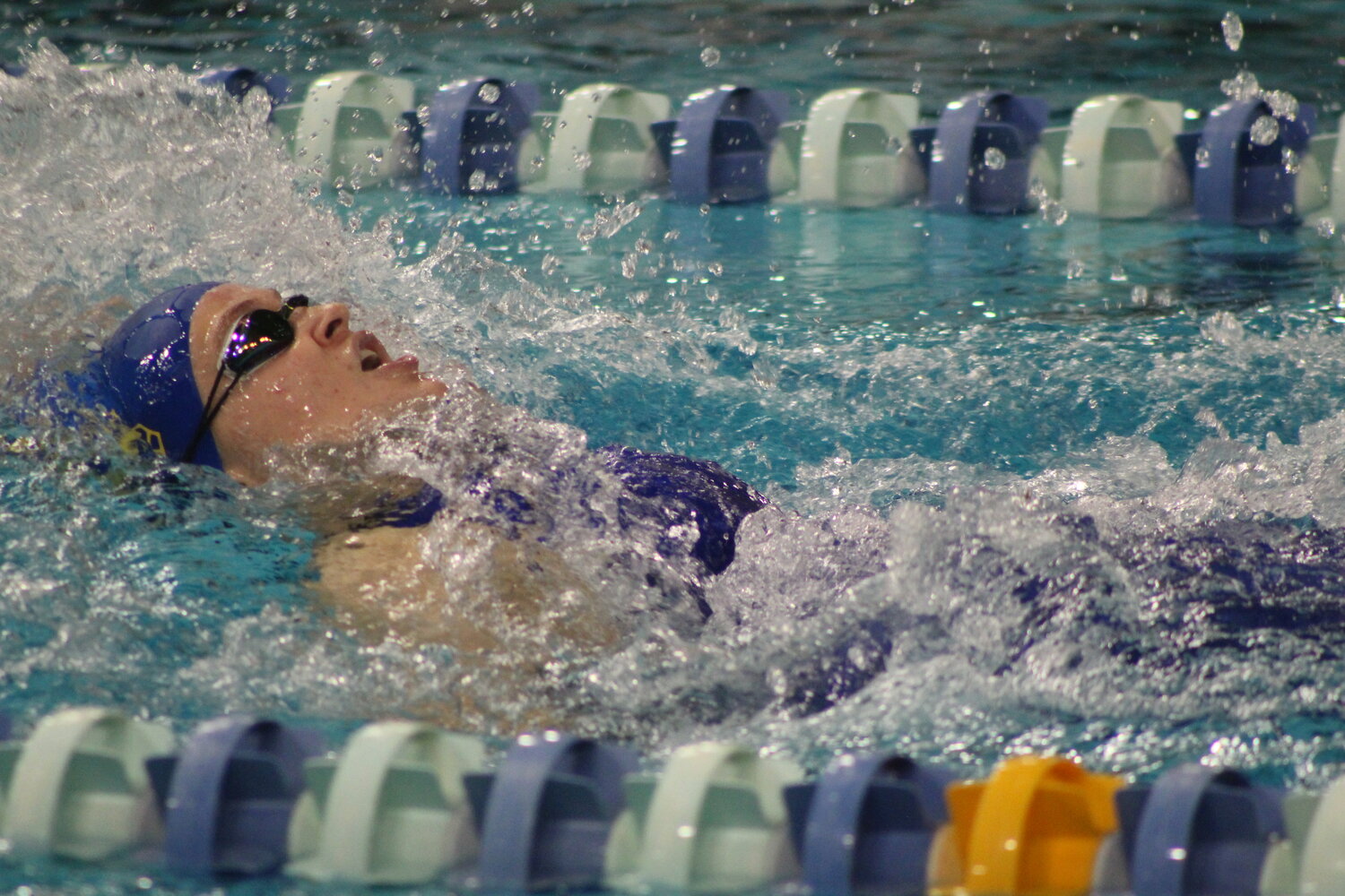 Ellie Walker earned a second place finish in the backstroke.