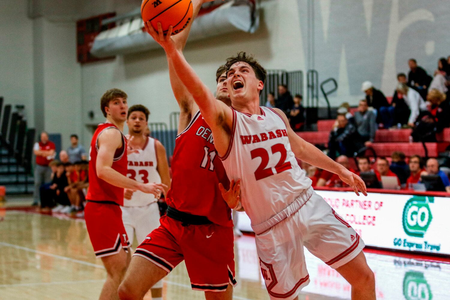 Avery Beaver scored a game-high 18 points but it wasn't enough as Wabash Men's Basketball dropped it's 5th straight game 73-65 to Denison on Wednesday night.
