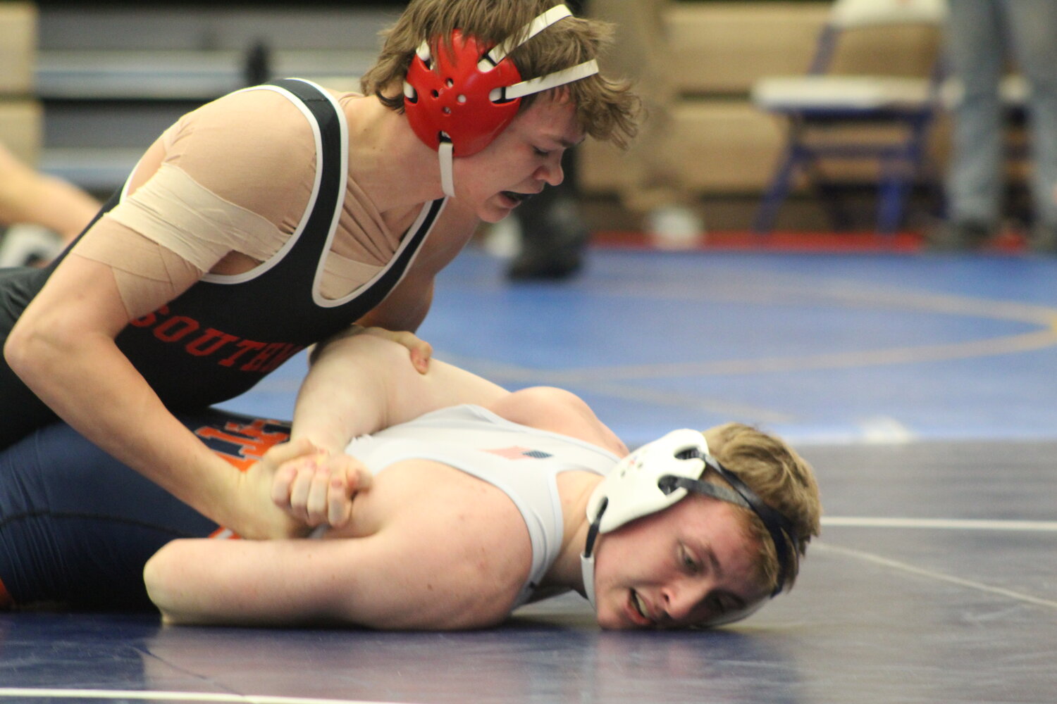 Southmont's Hunter Alesi and North Montgomery's Jayden Thompson both will advance to the Regional at 157.