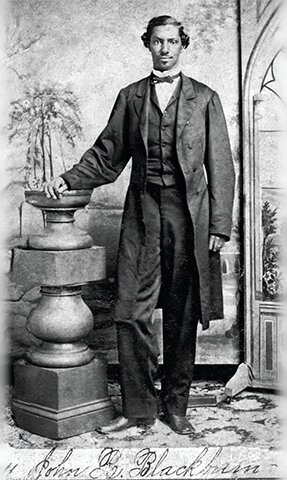 John R. Blackburn arrived at Wabash College in 1857.