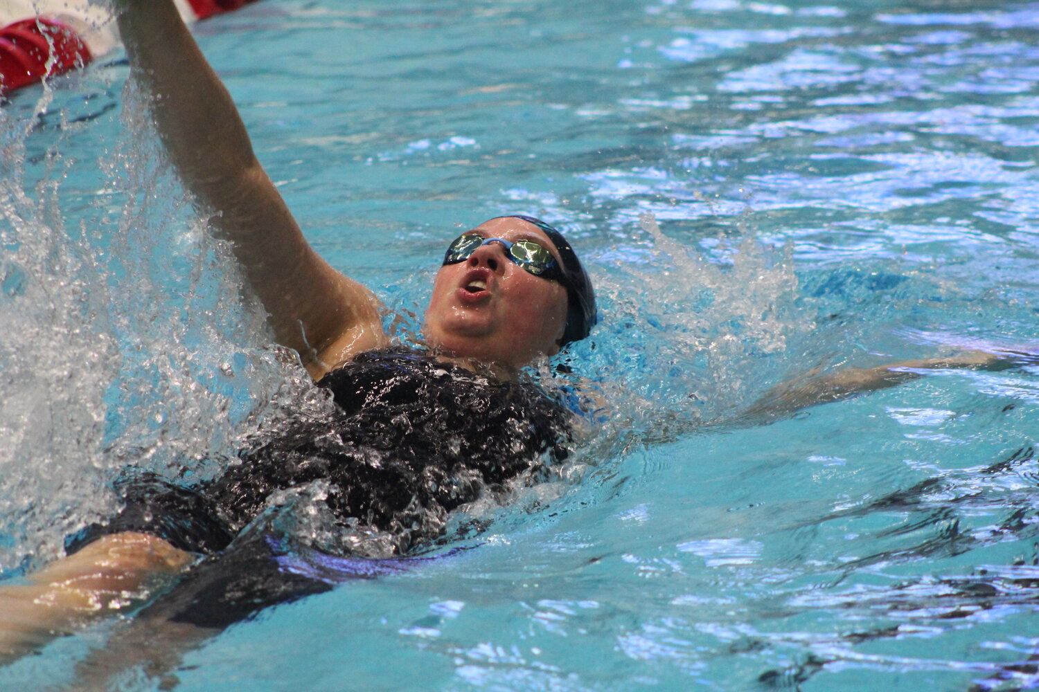 Dusty Robinson also made her state finals debut for the Chargers on Friday in the 100 backstroke.