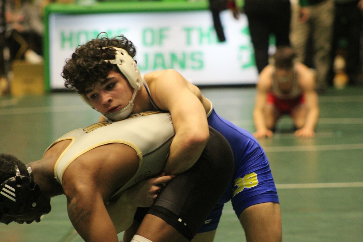Crawfordsville junior Landon Vaught ended his junior season in the ticket round at 138 lbs.