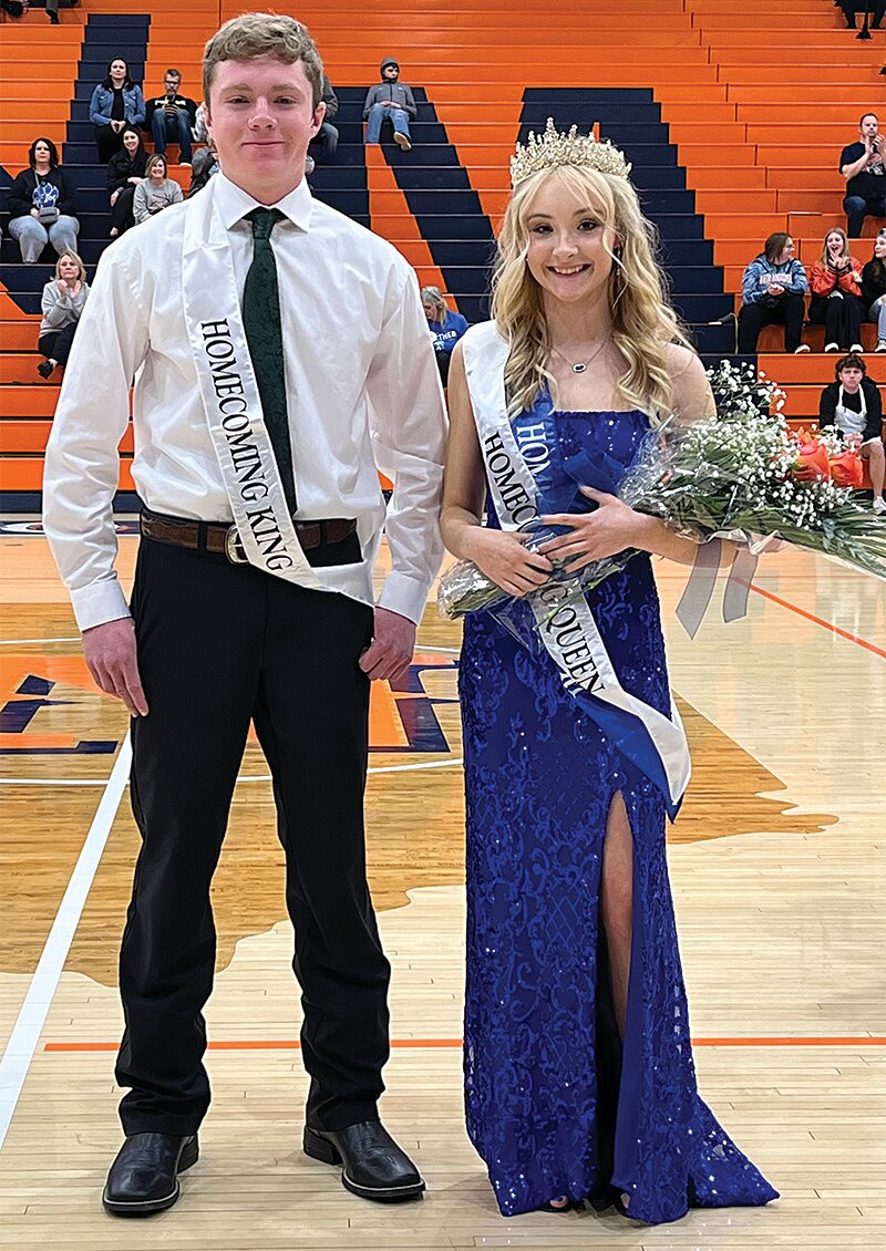 Brent Runyan and Dericka Jeffers were crowned the 2024 Winter Homecoming King and Queen at North Montgomery High School on Feb. 9.