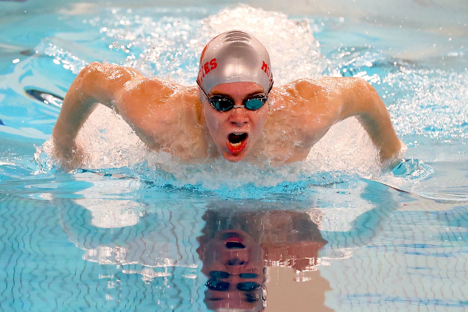 Southmont's Clay Allen was the runner-up in the 100 butterfly.