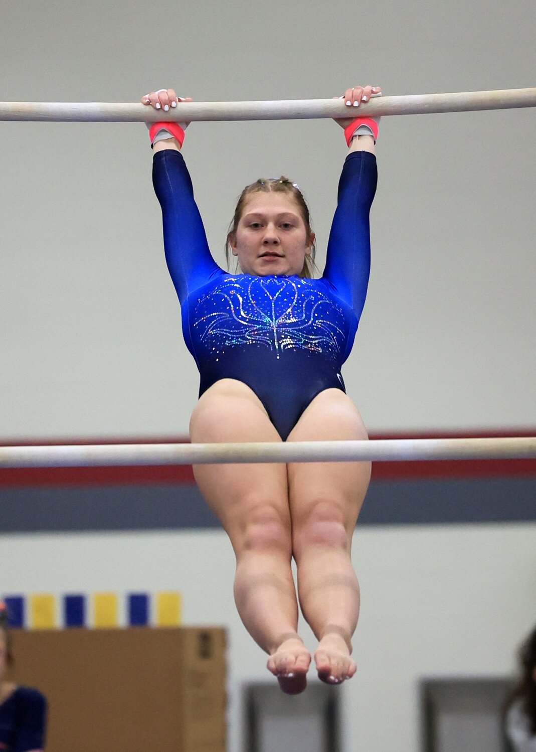 Crawfordsville's Ellie Hutchison finished in second on vault for CHS.