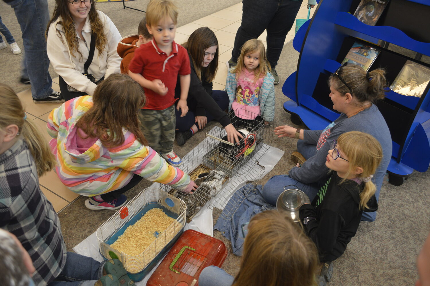 The Crawfordsville District Public Library held "Bunny Day" for kids of all ages on Sunday. Kids were allowed to be up close an interact with different bunnies.
