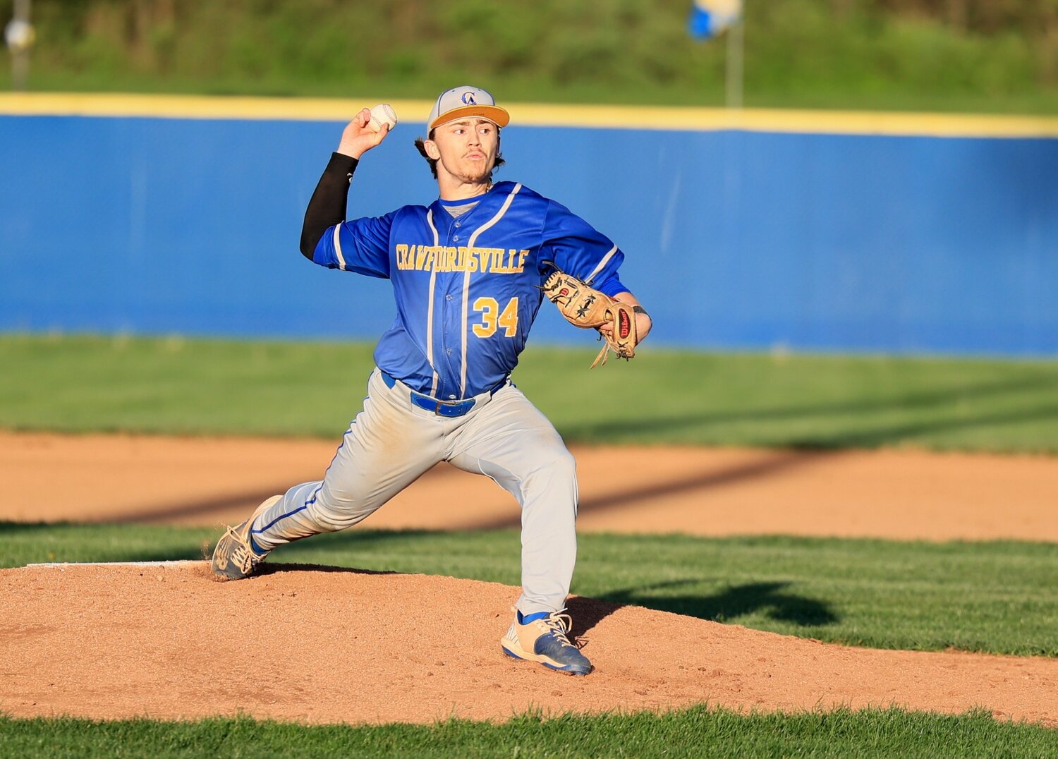 Senior Bryce Dowell picked up the win on the mound giving Crawfordsville six innings.