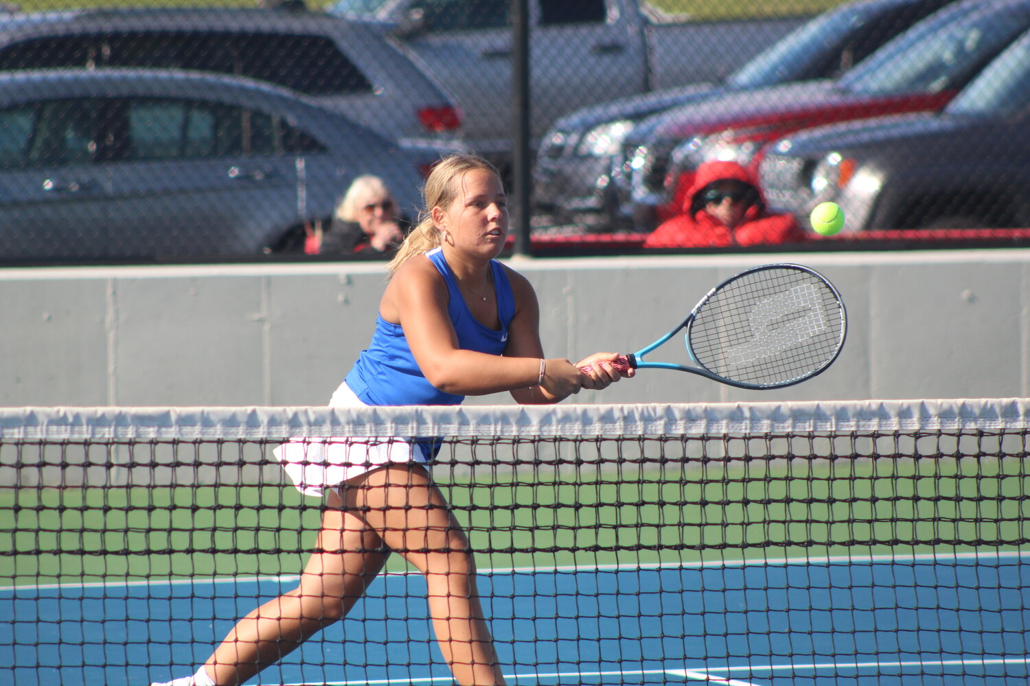 Amy Weliever helps anchor the No. 2 doubles spot along with Emma Buser for CHS.