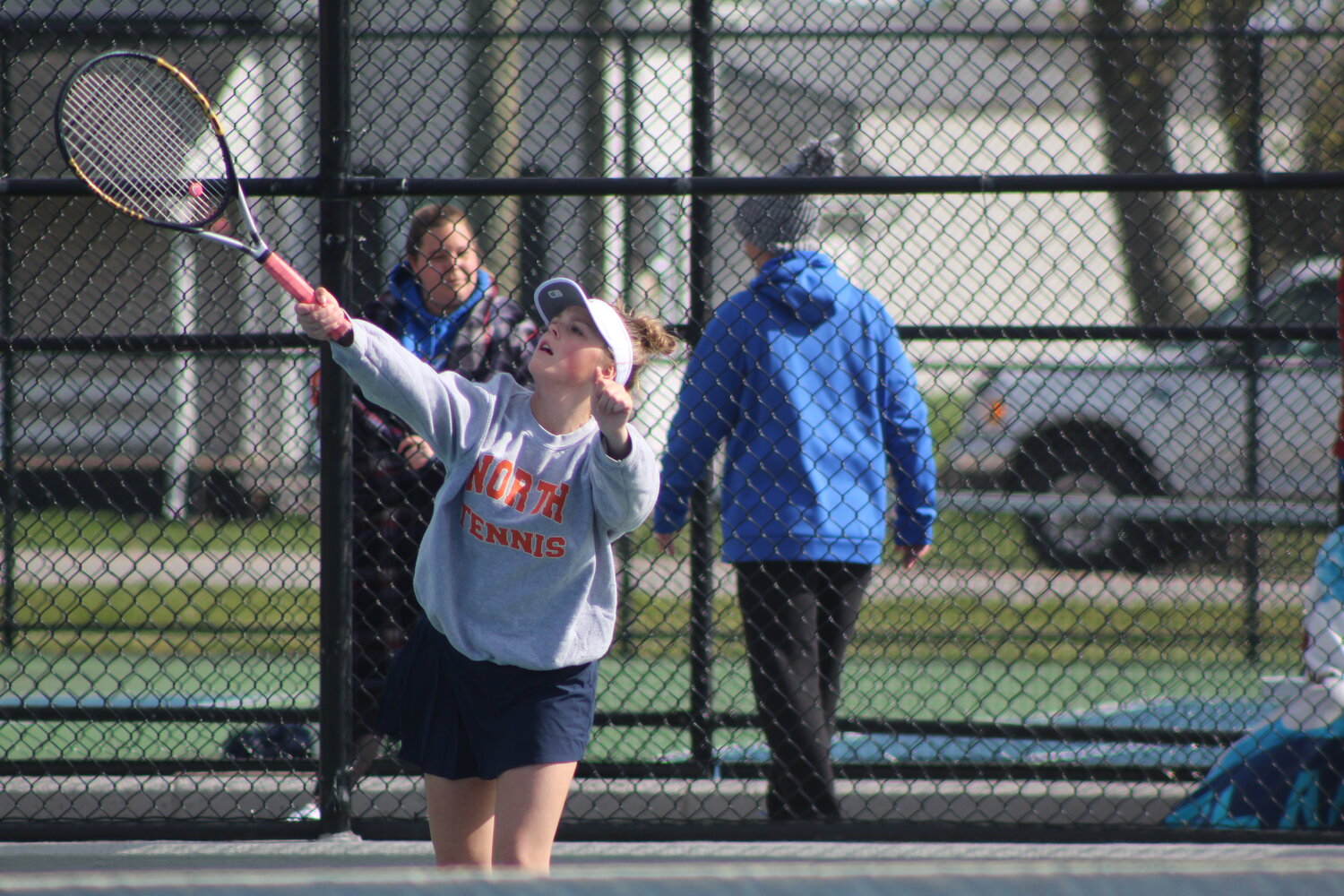 Abigail Allen is the No. 2 singles player for the Chargers in her junior season.