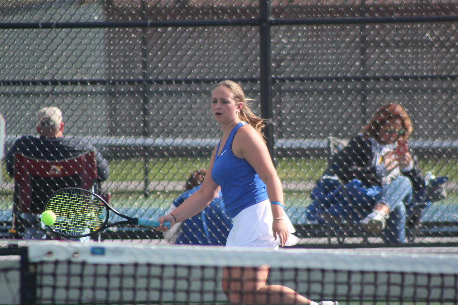 Sam Rohr anchors the No. 1 singles spot in her senior season for the Athenians.
