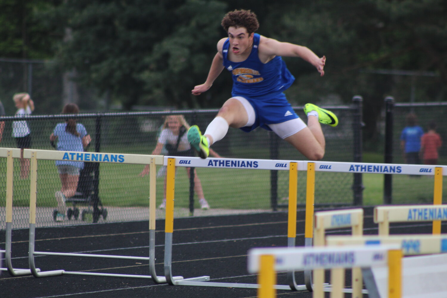 Alec Saidian earned three county titles in the 110 and 300 hurdles along with the discus for the CHS boys.