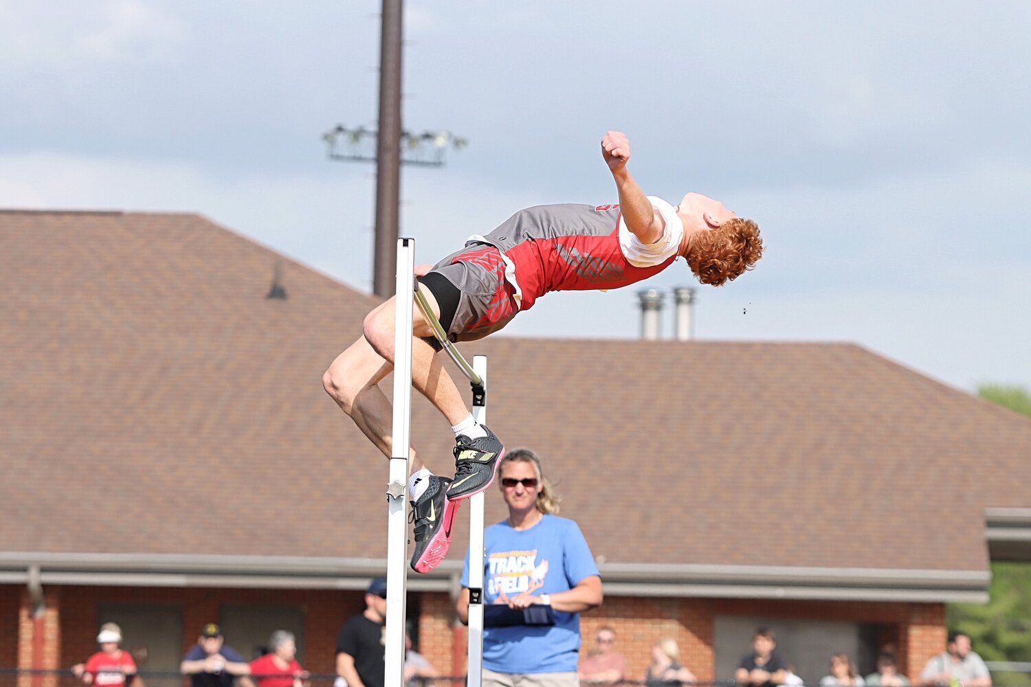 Southmont's Hayden Hess took second place in the high jump.