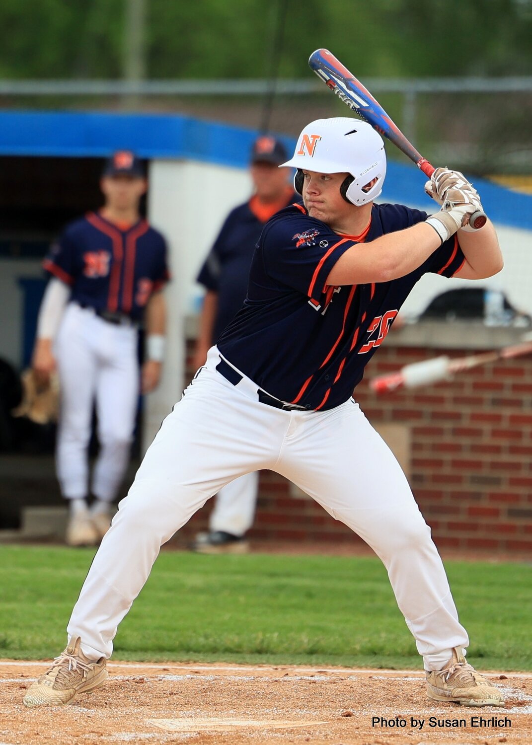 Charger senior center fielder Ross Dyson had a big RBI double to tie the game at 4-4 in the sixth inning.