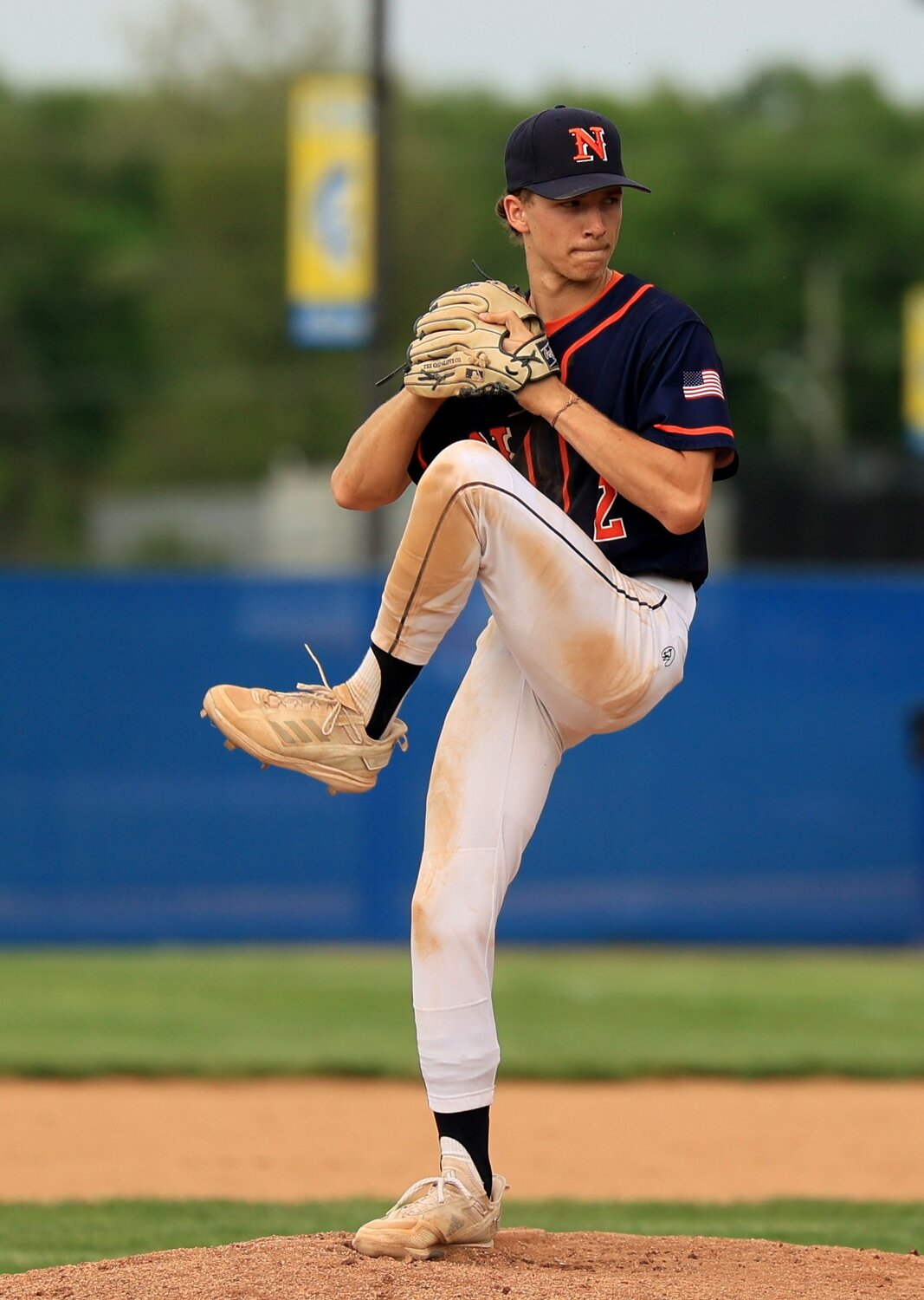 North Montgomery senior Roman Utterback scored the game winning run to put the Chargers in the Class 3A Sectional 20 Championship game on Monday, while also picking up the win on the mound.