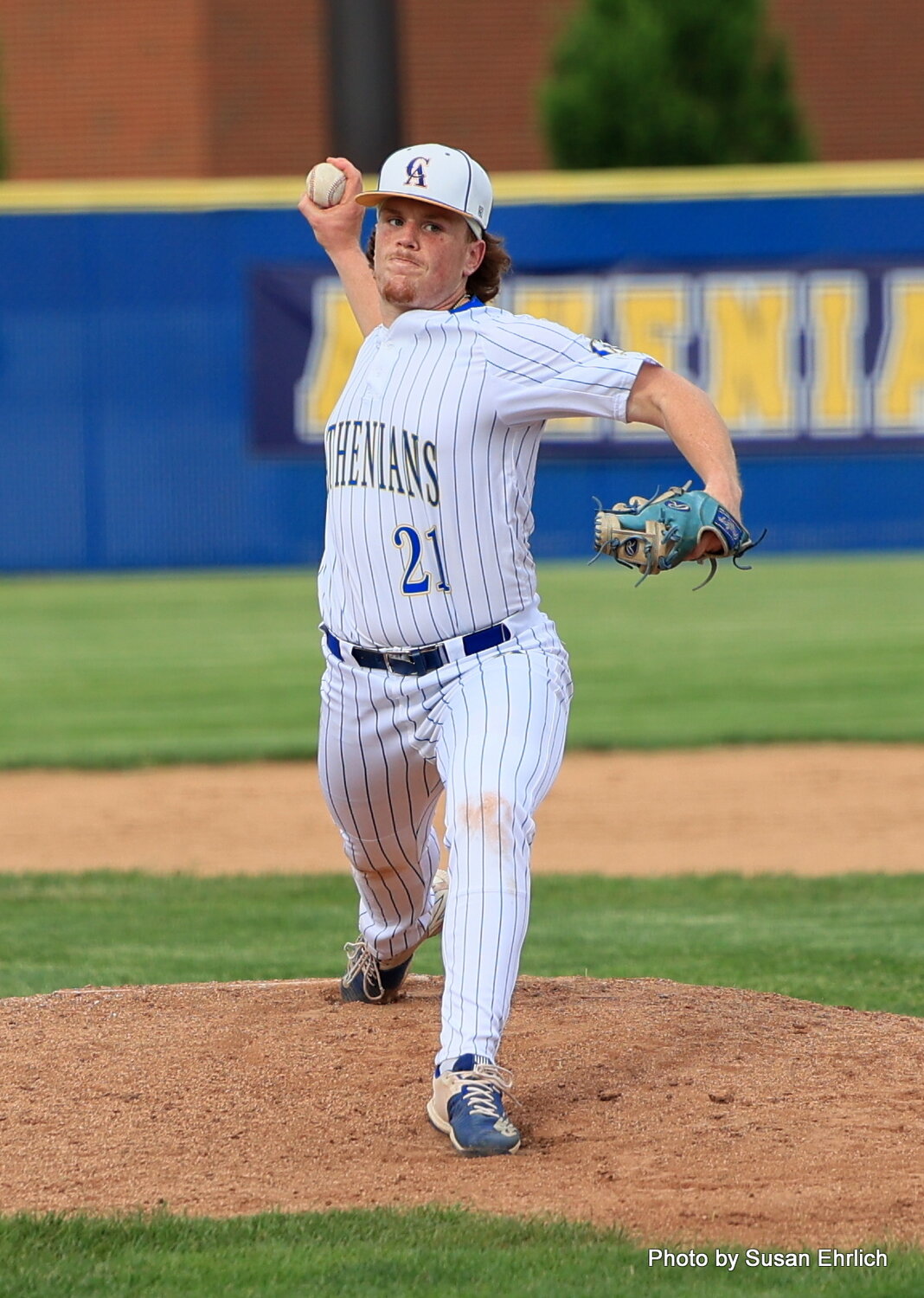 Wemer on the mound struck out nine Charger hitters and walked just one.