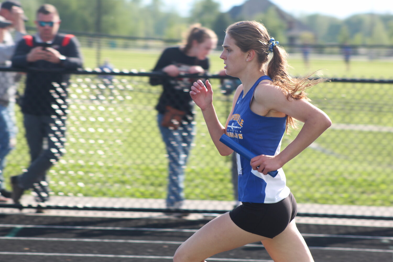 Katehrine Novak was also a member of the CHS 4x800 team that broke the school record.