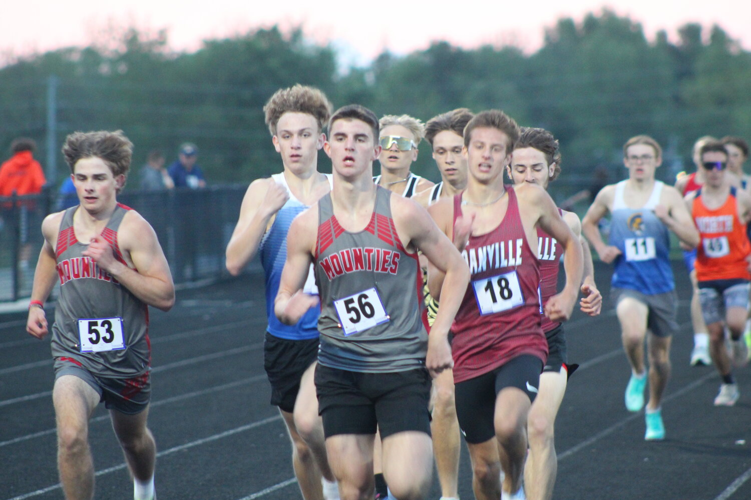 Southmont's Vince Reimondo was a three-time event winner with wins in the 800, 4x400, and 4x800.