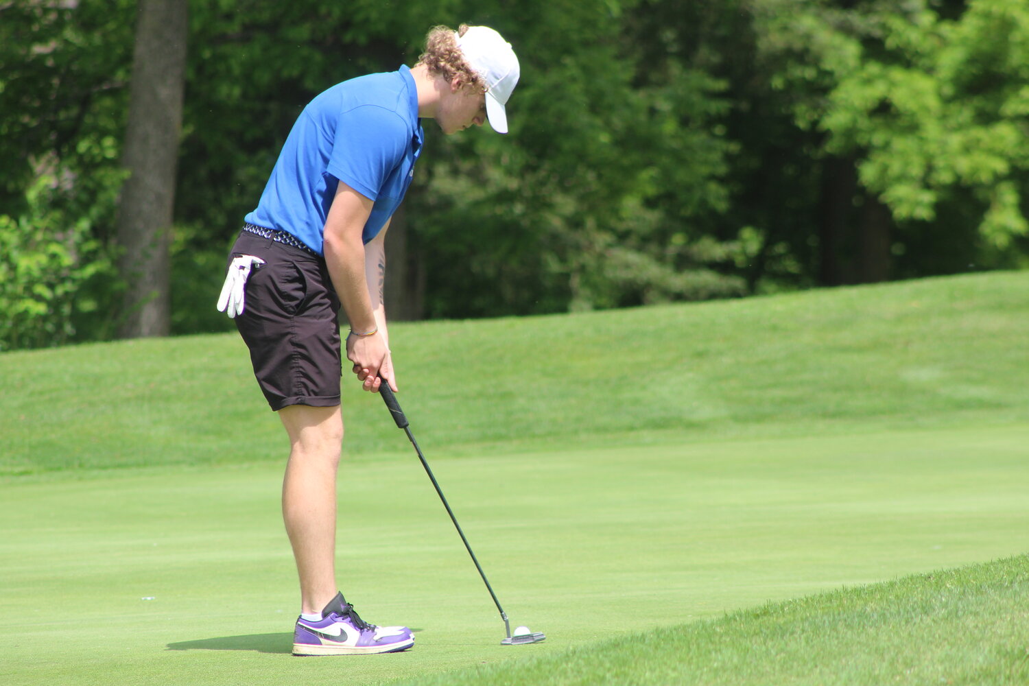 Crawfordsville's Tanner Gilland tied with Jeffery as he shot a 73 and also earned 1st-Team All-SAC