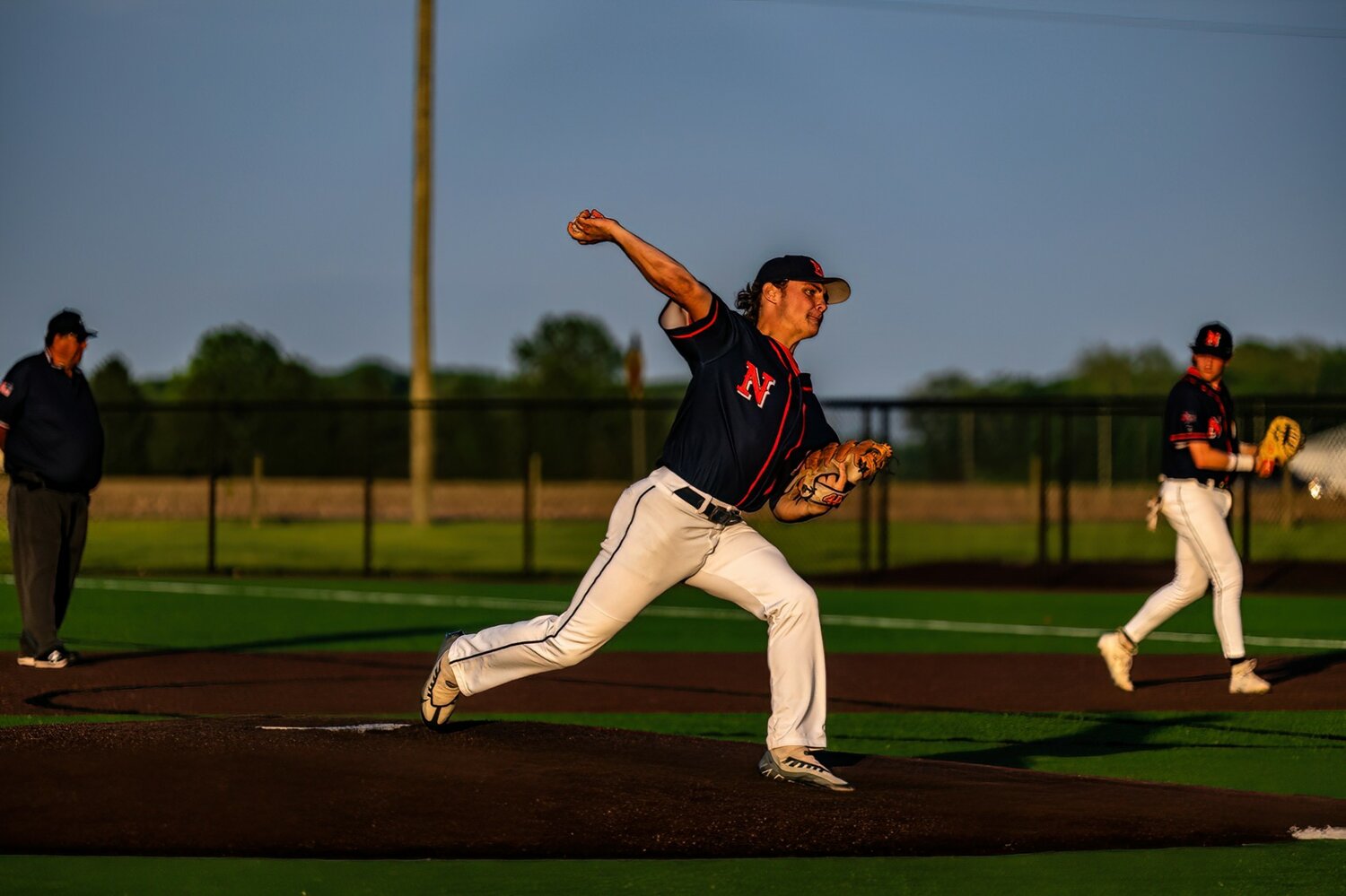 Charger senior pitcher Austin Sulc once again pitched a gem for North Montgomery in their 16-3 sectional opening win over West Lafayette on Wednesday night.