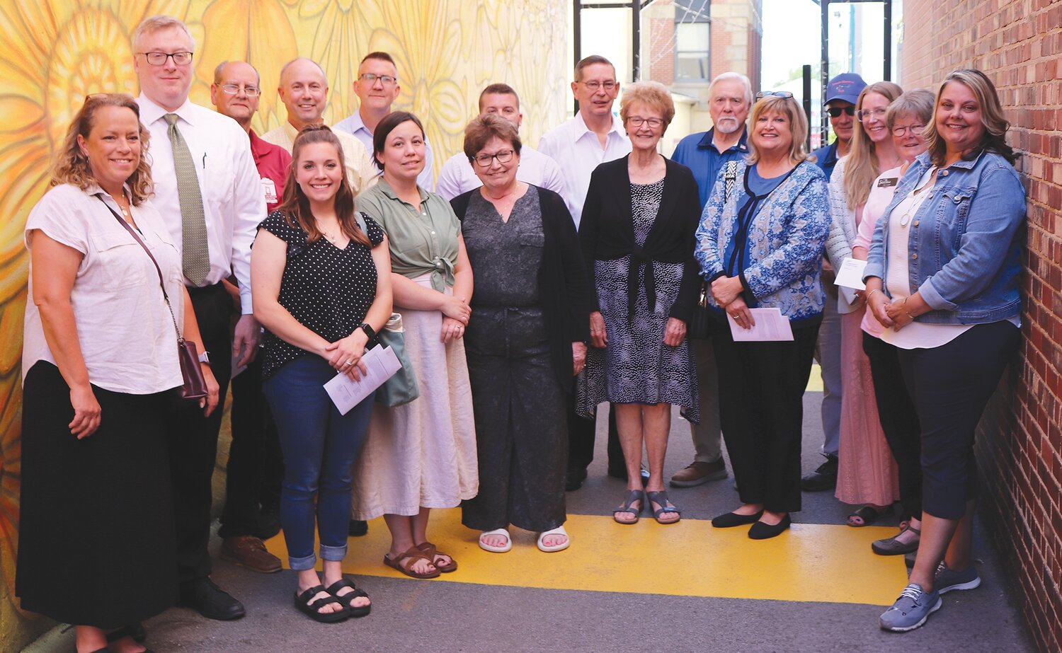 Pictured are several representatives from local organizations that received grant money from the Montgomery County Community Foundation during its first grant cycle of the year.