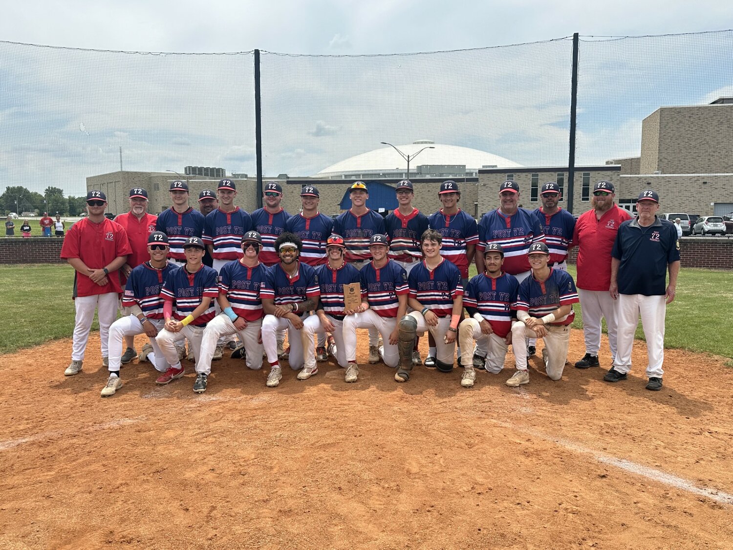 American Legion Byron Cox Post 72 baseball is headed back to the state tournament after winning the 
Regional title this past weekend. Post 72 will play South Haven on Friday at 5 p.m. in Terre Haute.