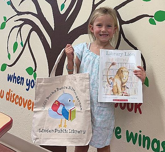 Monroe Cohee, daughter of Travis and Brittani Cohee of Crawfordsville, completed 1,000 Books Before Kindergarten at the Linden Carnegie Public Library. Monroe’s favorite book is “We Don’t Eat Our Classmates” by Ryan T. Higgins. Brittani said Monroe loved to check off the pictures on each tracking sheet to mark off 100 books, and she loves that the program instills a good reading habit at an early age. Have a great year in Kindergarten, Monroe.