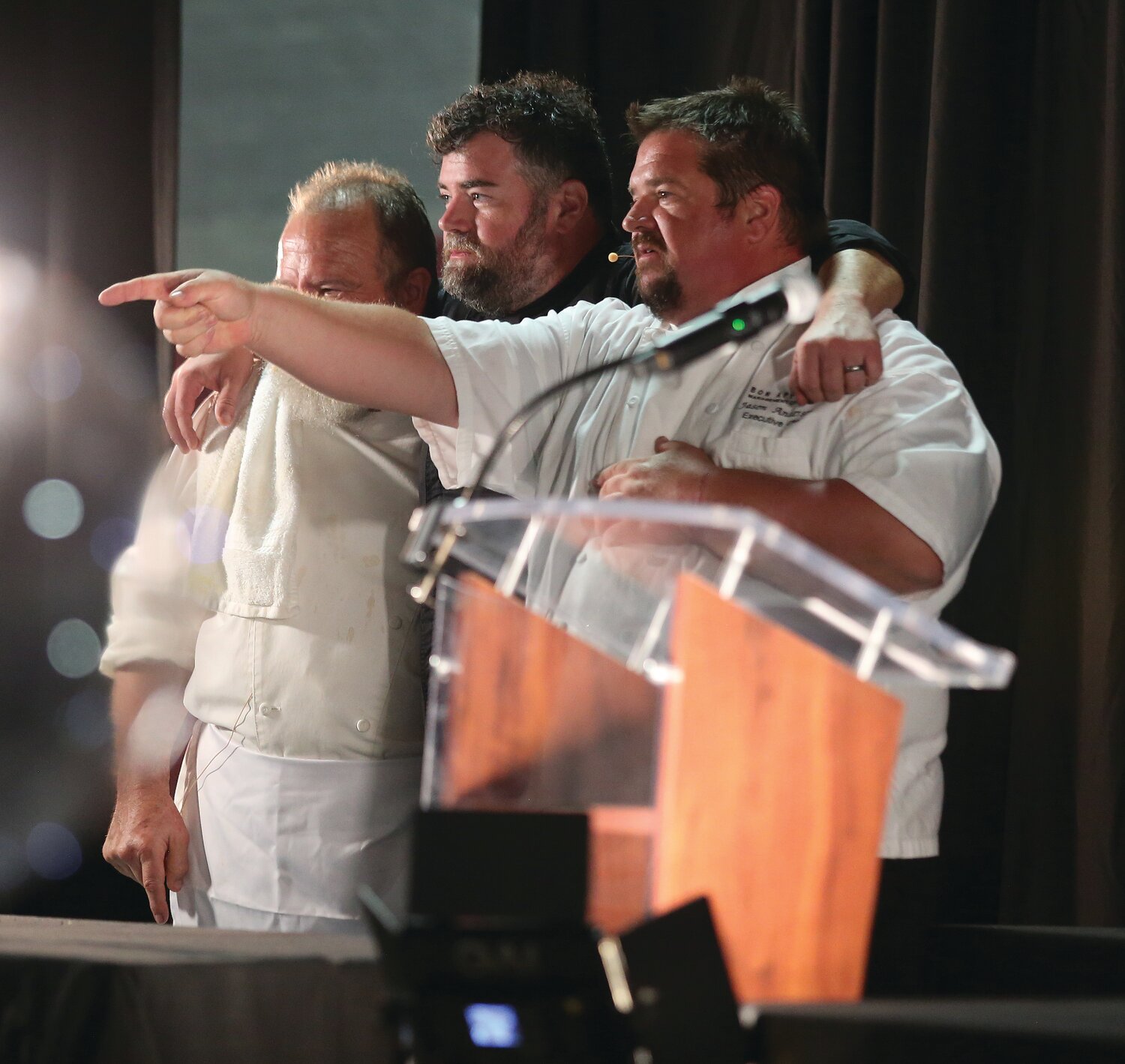 Chefs Rick Warner, Martin Gorham and Jason Anderson helped make the even a success.